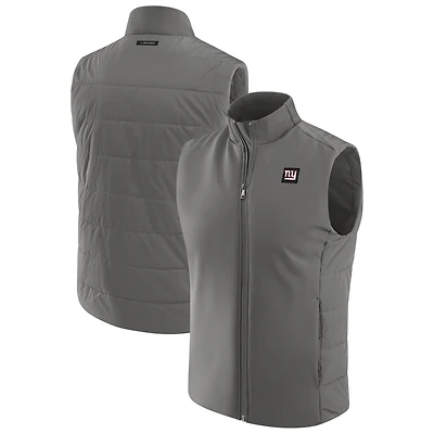 Men's J. Palmer  Graphite New York Giants Front Office Full-Zip Vest