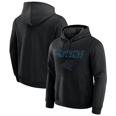 Men's Darius Rucker Collection by Fanatics  Black Carolina Panthers Faded Hoodie