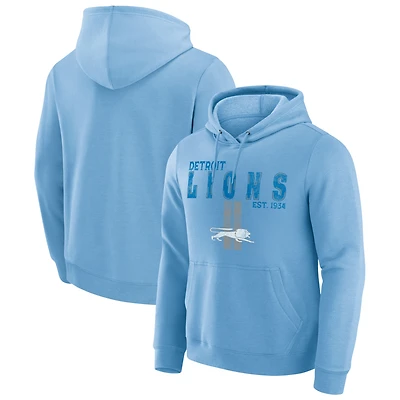 Men's Darius Rucker Collection by Fanatics  Blue Detroit Lions Faded Hoodie