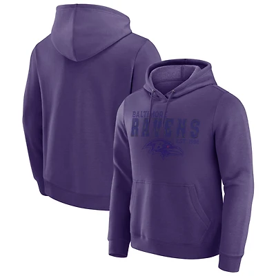 Men's Darius Rucker Collection by Fanatics  Purple Baltimore Ravens Faded Hoodie