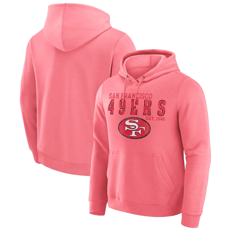 Men's Darius Rucker Collection by Fanatics  Scarlet San Francisco 49ers Faded Hoodie