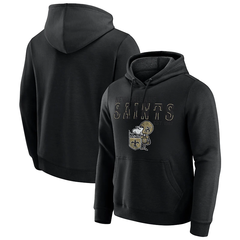 Men's Darius Rucker Collection by Fanatics Gray New Orleans Saints Faded Hoodie