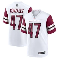 Men's Nike Zane Gonzalez  White Washington Commanders Game Jersey