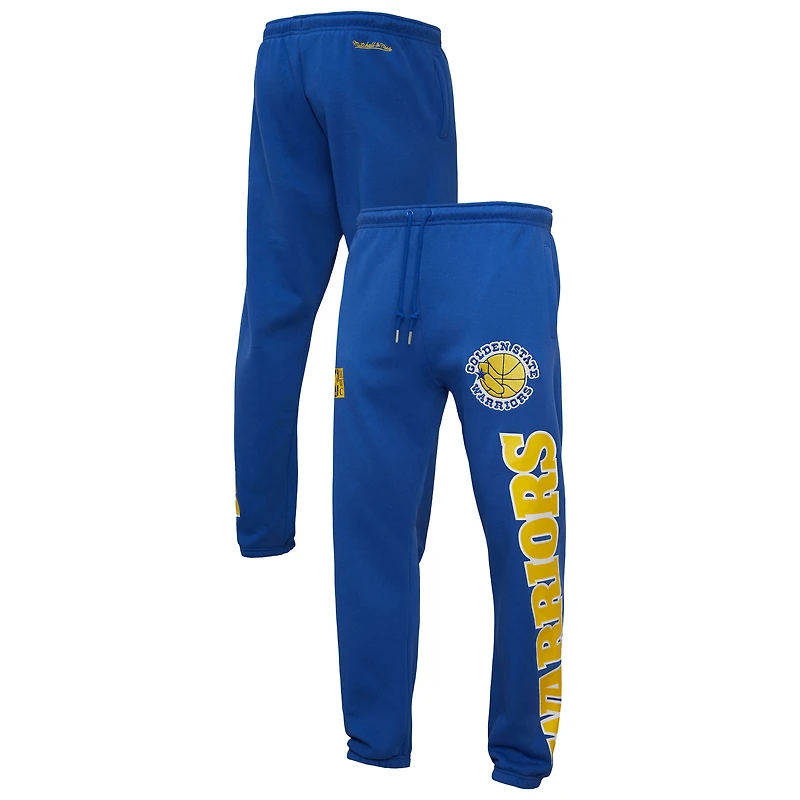 Men's Mitchell & Ness Royal Golden State Warriors Hardwood Classics Team Origins Pants