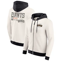 Men's Darius Rucker Collection by Fanatics  Cream San Francisco Giants Polar Fleece Full-Zip Hoodie