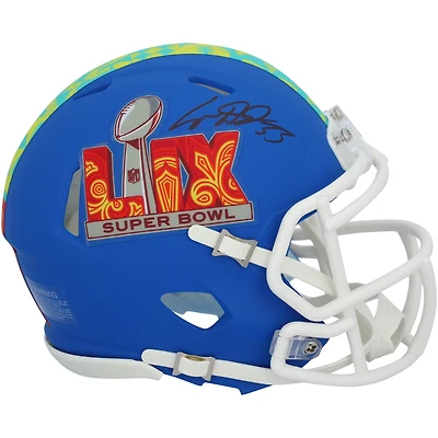 Cooper DeJean Philadelphia Eagles Autographed Super Bowl LIX Riddell Speed Mini Helmet