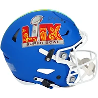 DeVonta Smith Philadelphia Eagles Autographed Super Bowl LIX Riddell Speed Flex Authentic Helmet
