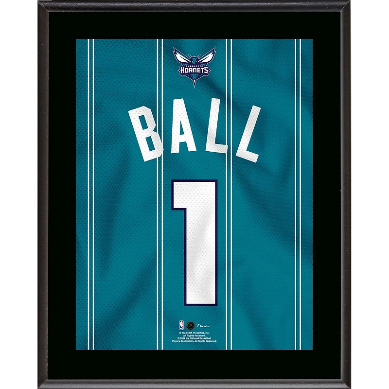 LaMelo Ball Charlotte Hornets 10.5" x 13" Jersey Number Sublimated Player Plaque