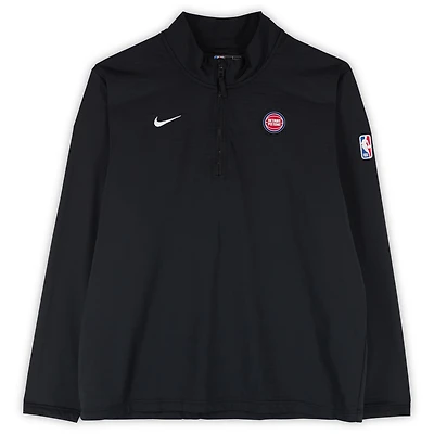 Ron Holland II Detroit Pistons Player-Worn Black Pullover from the 2024-25 NBA Season - Size XL