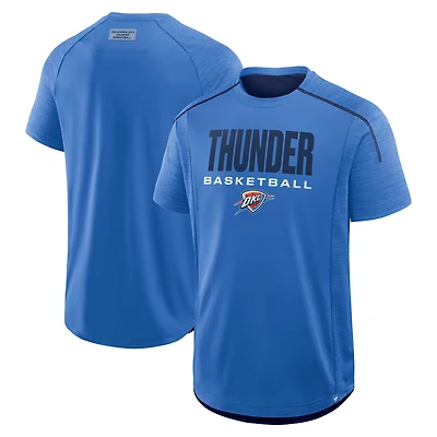 Men's Fanatics Blue Oklahoma City Thunder Inbound Pass Play Practice T-Shirt