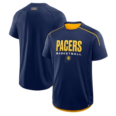 Men's Fanatics Navy Indiana Pacers Inbound Pass Play Practice T-Shirt