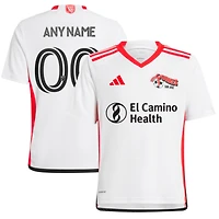 Youth adidas  White San Jose Earthquakes 2025 The 50 Kit Replica Custom Jersey