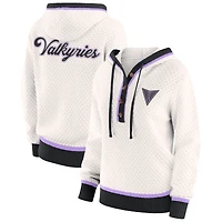 Women's WEAR by Erin Andrews  Cream Golden State Valkyries Hooded Sweater