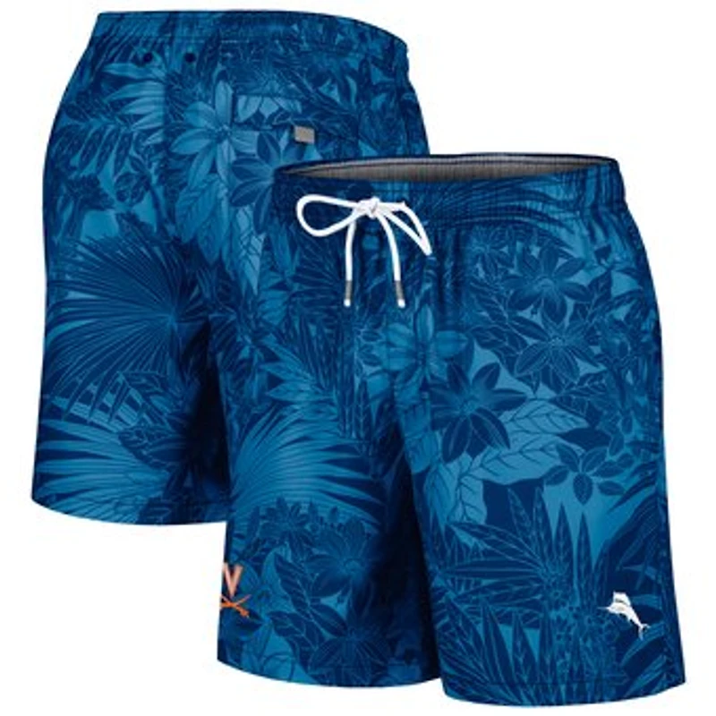 Men's Tommy Bahama Navy Virginia Cavaliers Santiago Palms Board Shorts