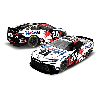 Action Racing Christopher Bell 2025 #20 Mobil 1 1:24 Color Chrome Die-Cast Toyota Camry XSE