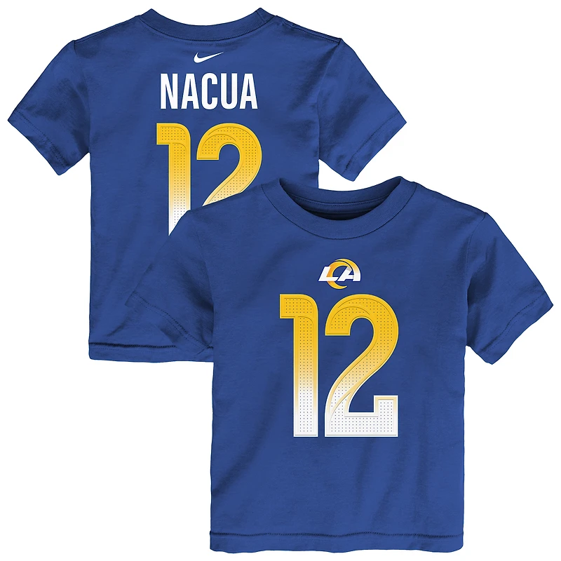 Toddler Nike Puka Nacua Royal Los Angeles Rams Player Name & Number T-Shirt