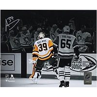 Alex Nedeljkovic Pittsburgh Penguins Autographed 8" x 10" Goalie Goal Celebration Photograph