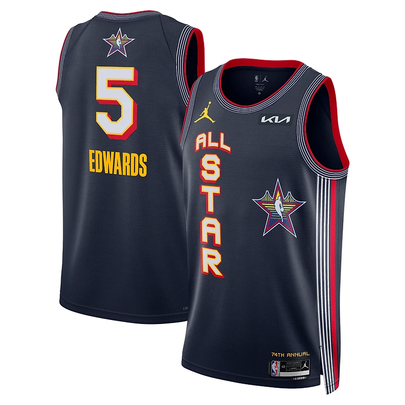 Unisex Jordan Brand Anthony Edwards Navy 2025 NBA All-Star Game Swingman Player Jersey