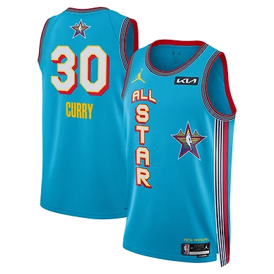 Unisex Jordan Brand Stephen Curry Light Blue 2025 NBA All-Star Game Swingman Player Jersey