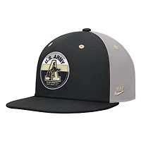 Men's Nike Black Army Black Knights Vintage Patch Snapback Hat