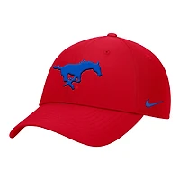 Men's Nike  Red SMU Mustangs 2025 On-Field Club Performance Adjustable Hat