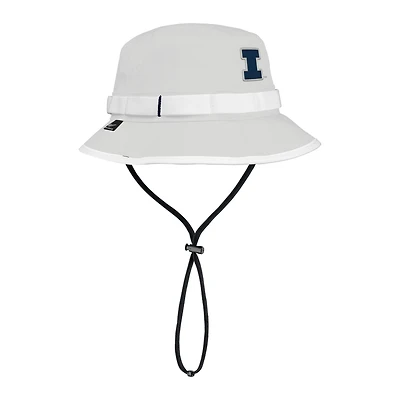 Men's Nike  Gray Illinois Fighting Illini 2025 On-Field Boonie Performance Bucket Hat