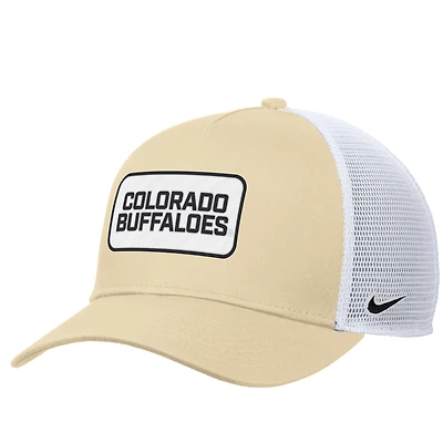 Men's Nike Gold Colorado Buffaloes 2025 On-Field Rise Trucker Performance Adjustable Hat