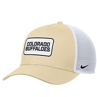 Men's Nike Gold Colorado Buffaloes 2025 On-Field Rise Trucker Performance Adjustable Hat