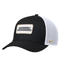Men's Nike Black Vanderbilt Commodores 2025 On-Field Rise Trucker Performance Adjustable Hat