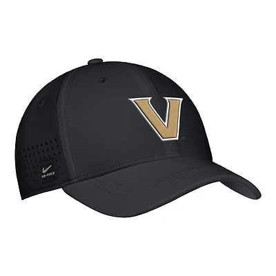 Men's Nike Black Vanderbilt Commodores 2025 On-Field Performance Flex Hat