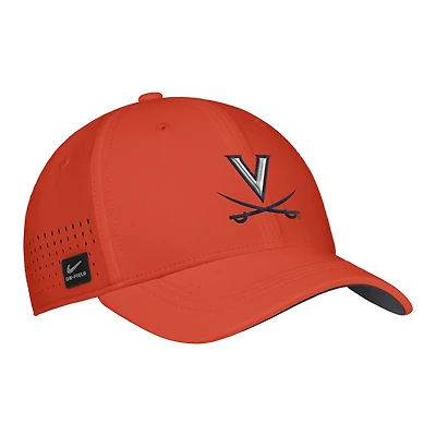 Men's Nike Orange Virginia Cavaliers 2025 On-Field Performance Flex Hat