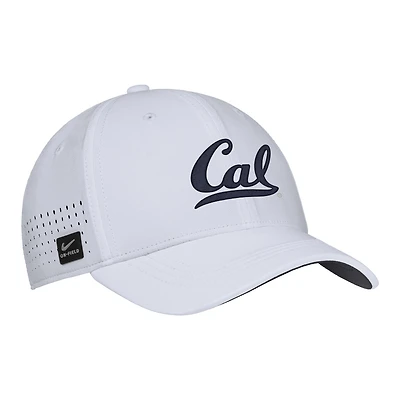 Men's Nike White Cal Bears 2025 On-Field Performance Flex Hat