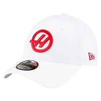 Men's New Era  White Haas F1 Team Flawless 9FORTY Adjustable Hat