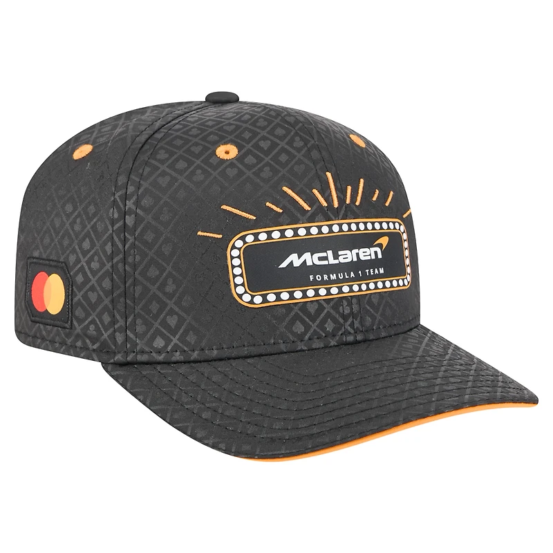Men's New Era Black McLaren F1 Team 2025 Las Vegas Grand Prix Special 9SEVENTY Adjustable Hat