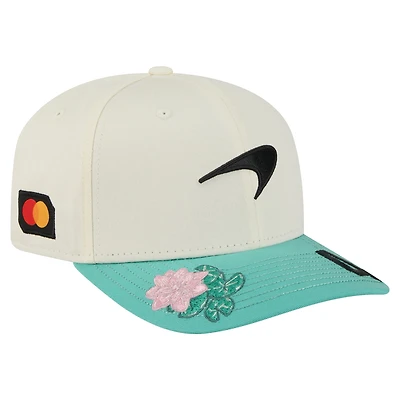 Men's New Era Lando Norris Cream McLaren F1 Team 2025 Las Vegas Grand Prix Special 9SEVENTY Adjustable Hat