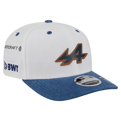 Men's New Era Jack Doohan White Alpine 2025 USA Grand Prix Special 9SEVENTY COOLERA Adjustable Hat