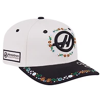 Men's New Era Esteban Ocon Light Beige Haas F1 Team 2025 Mexico Grand Prix Special 9SEVENTY Adjustable Hat