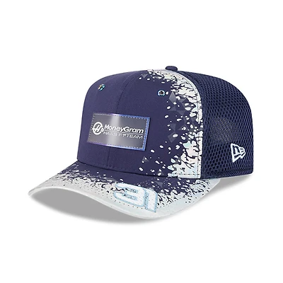Men's New Era Esteban Ocon Navy Haas F1 Team 2025 Las Vegas Grand Prix Special 9FIFTY Snapback Hat