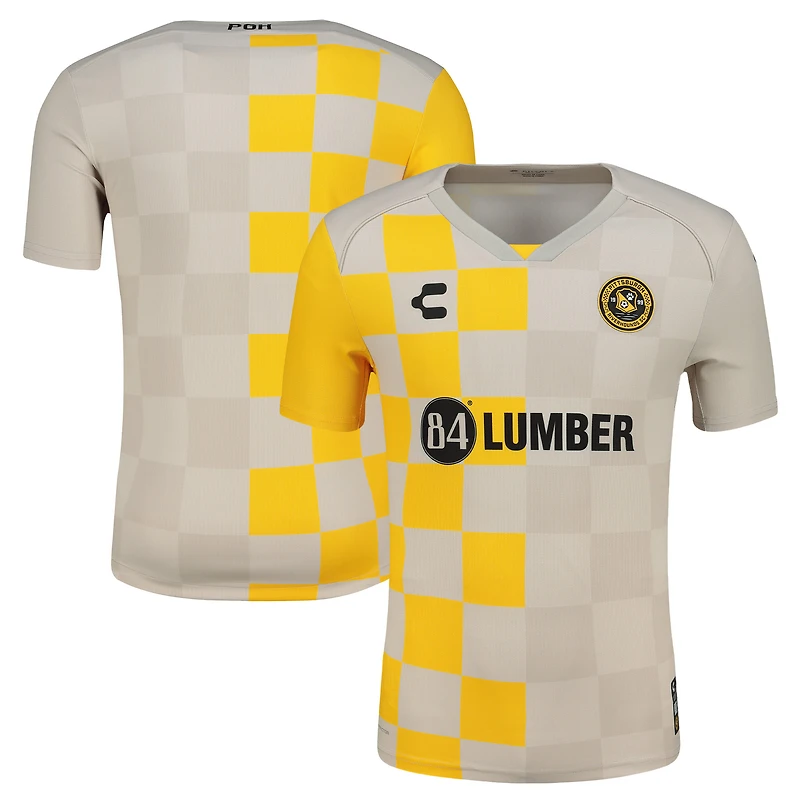 Men's Charly Gray Pittsburgh Riverhounds SC 2025 Away Authentic Jersey