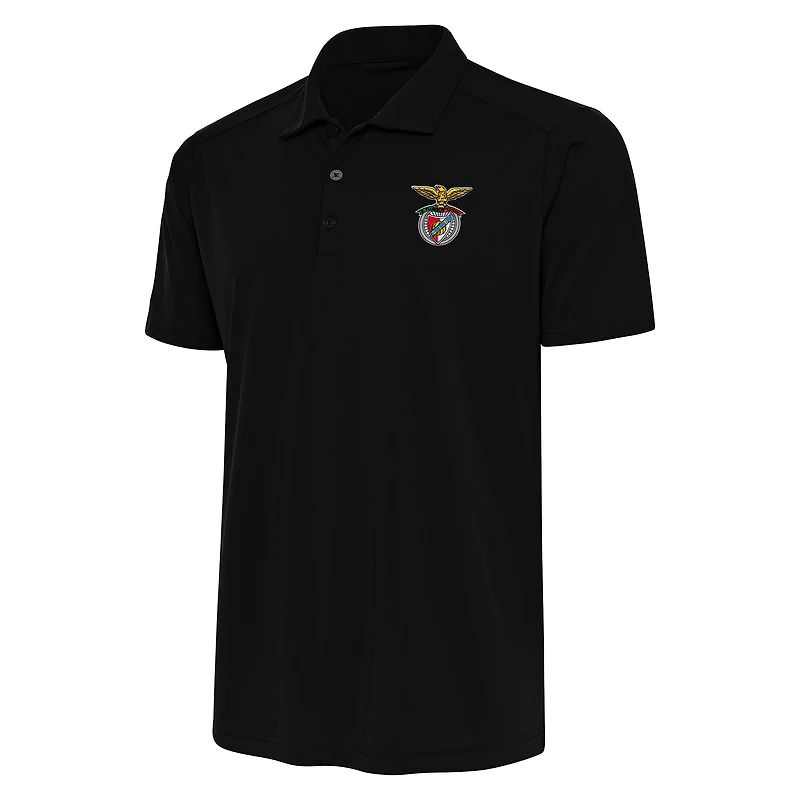Men's Antigua Black Benfica Statement Polo