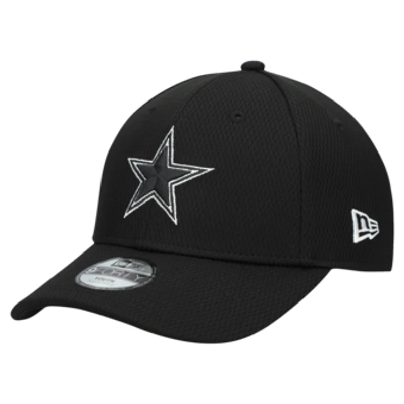 Youth New Era Black Dallas Cowboys B-Dub 9FORTY Adjustable Hat