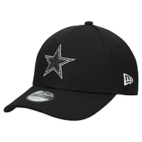 Youth New Era Black Dallas Cowboys B-Dub 9FORTY Adjustable Hat