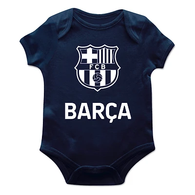 Infant Vive La Fete Navy Barcelona Color Badge Bodysuit