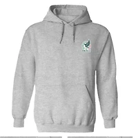 Women's Vive La Fete Heather Gray Mexico National Team Color Badge Pullover Hoodie