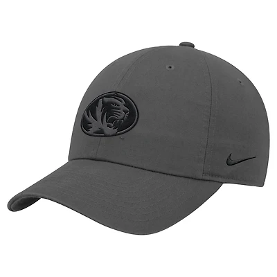 Men's Nike Charcoal Missouri Tigers Club Adjustable Hat