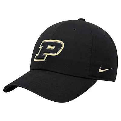 Men's Nike Black Purdue Boilermakers Club Adjustable Hat