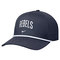 Men's Nike Navy Ole Miss Rebels Rise Adjustable Hat