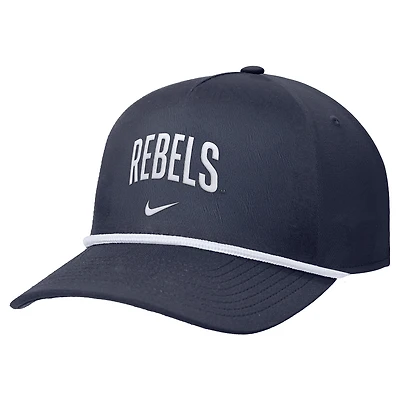 Men's Nike Navy Ole Miss Rebels Rise Adjustable Hat