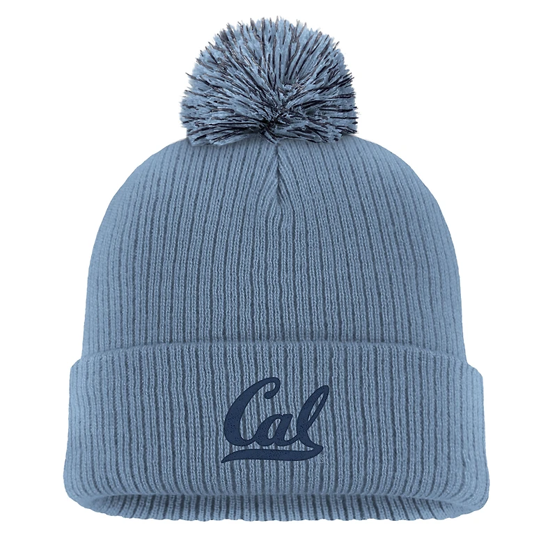 Men's Nike Blue Cal Bears Tonal Peak Cuffed Knit Hat with Pom