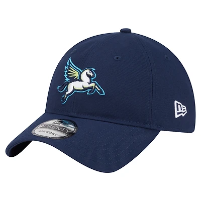 Unisex New Era Navy Dallas Wings Core Alt Logo 9TWENTY Adjustable Hat